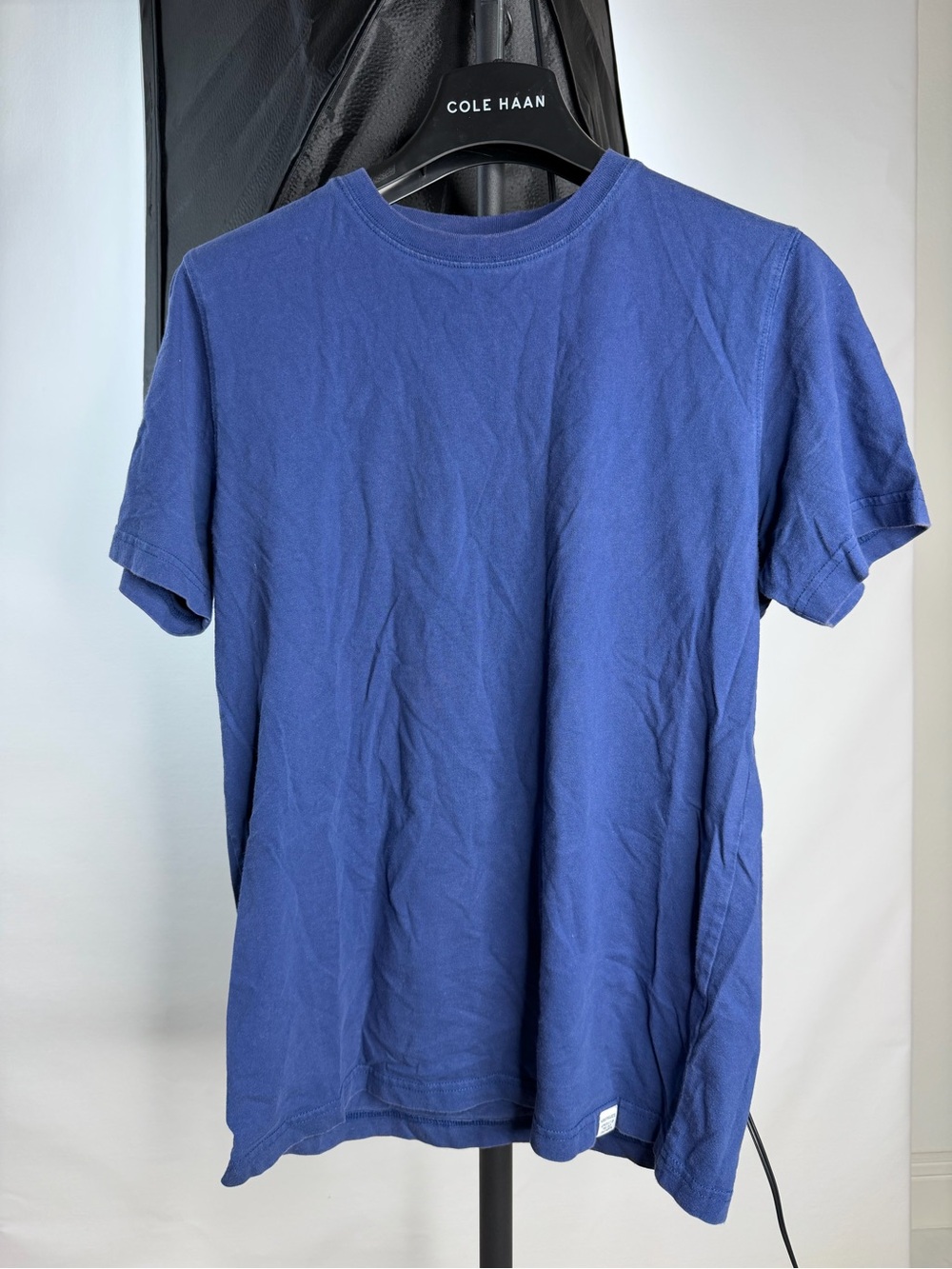 Norse Projects Men's Crew Neck T-Shirt in Blue